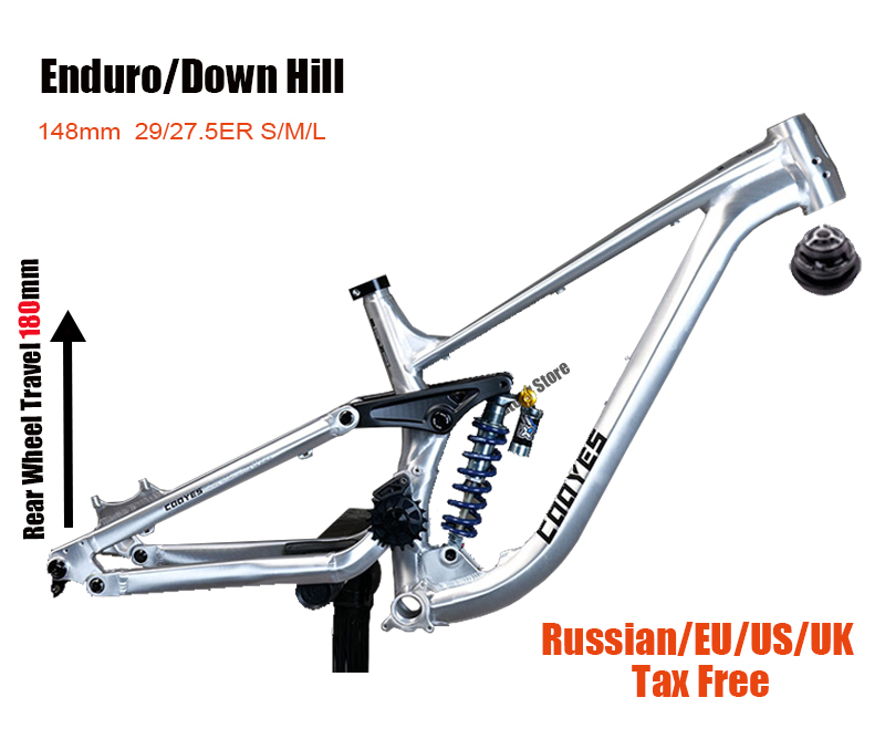 Mountain Biking Overalls - Полноподвесная рама FR/DH/AM Enduro, алюминиевая рама