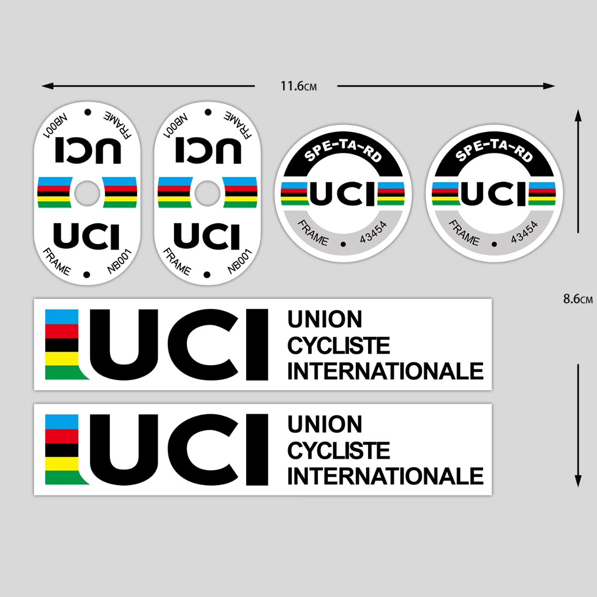 Наклейки на раму велосипеда UC – обзор и цена Mountain Biking Uci