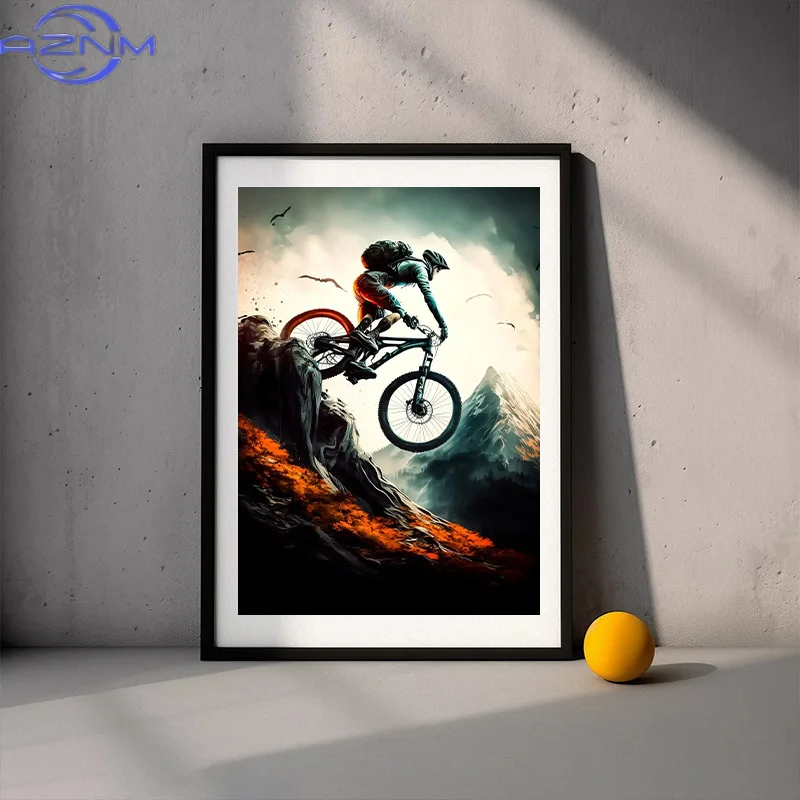 Современные постеры и принты с – обзор и цена Mountain Biking Pictures