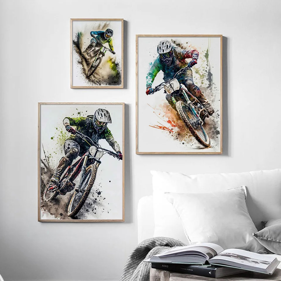Картина из страз «сделай сам»  – обзор и цена Mountain Biking Pictures